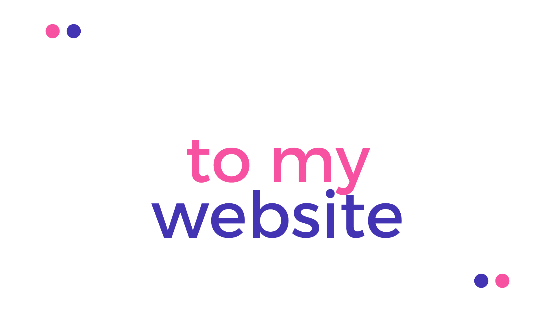 Welcome to my Website